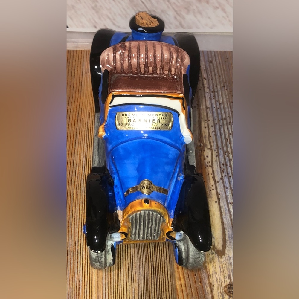 GARNIER LIQUEURS / 1913 FIAT MOD O CAR DECANTER ( FRANCE)